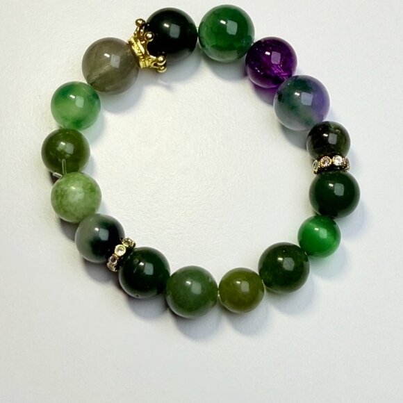 Emerald Forest Bracelet – A gentle walk into the green - Picture 4 of 9